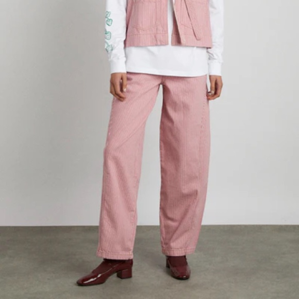 Pink Wide Leg Pants